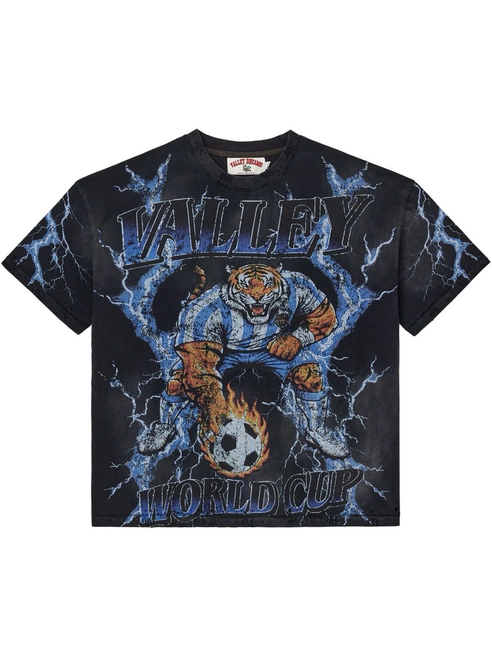 Vale Forever “Argentina World Cup” Black Graphic Soccer Tiger Tee
